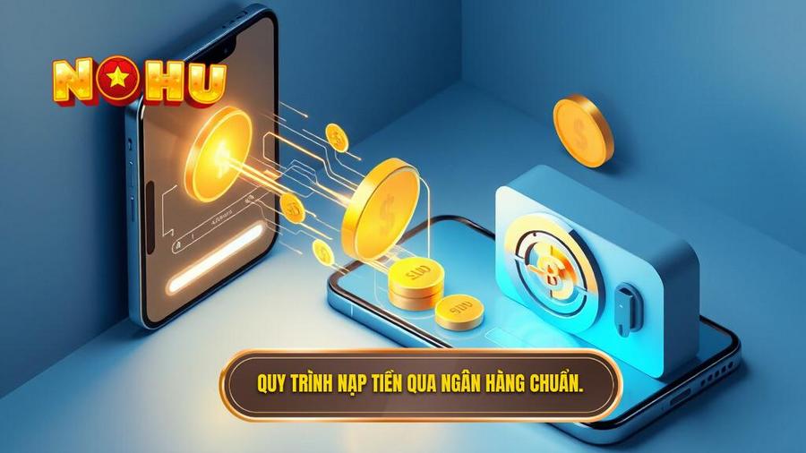 2. Quy trình nạp tiền qua ngân hàng chuẩn.
