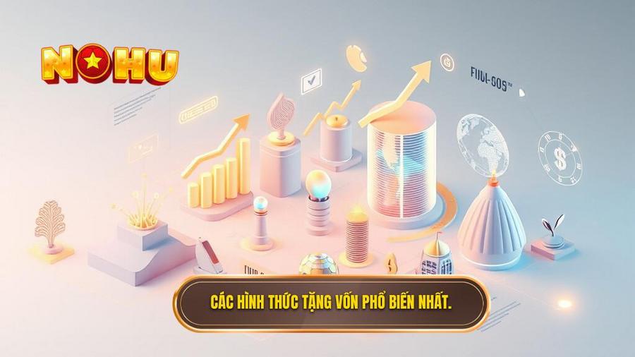 Các hình thức tặng vốn phổ biến nhất.